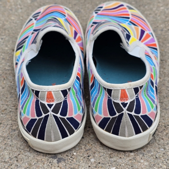 Rainbow Trina Turk SeaVees Sz 8.5 Sneaker Colorblock Women Canvas Shoes/Sneakers - Picture 8 of 15